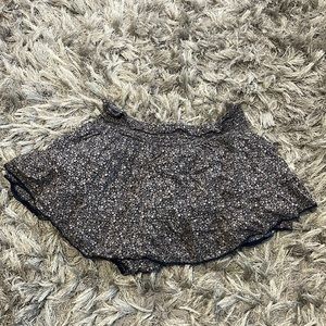 Floral skirt/ shorts